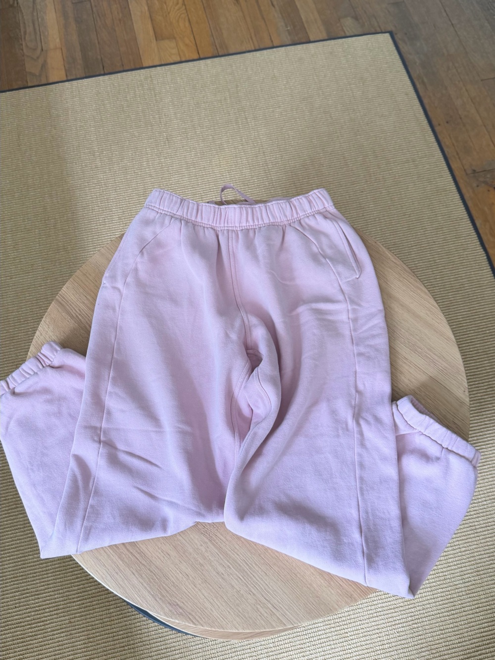 lululemon Pink Fleece-Lined Sweatpants